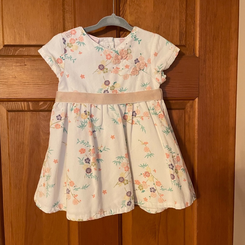 First Impressions Corduroy Dress with Bloomers, Size 12 Months